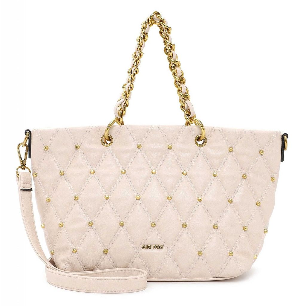 SURI FREY Schultertasche Umhängetasche Corey City Shopper Beige