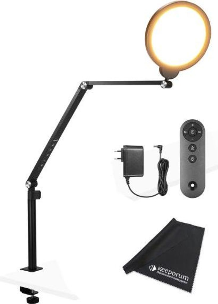 Neewer Ringlicht R18 LED-Leuchte mit Tischhalterung und Produktbild 