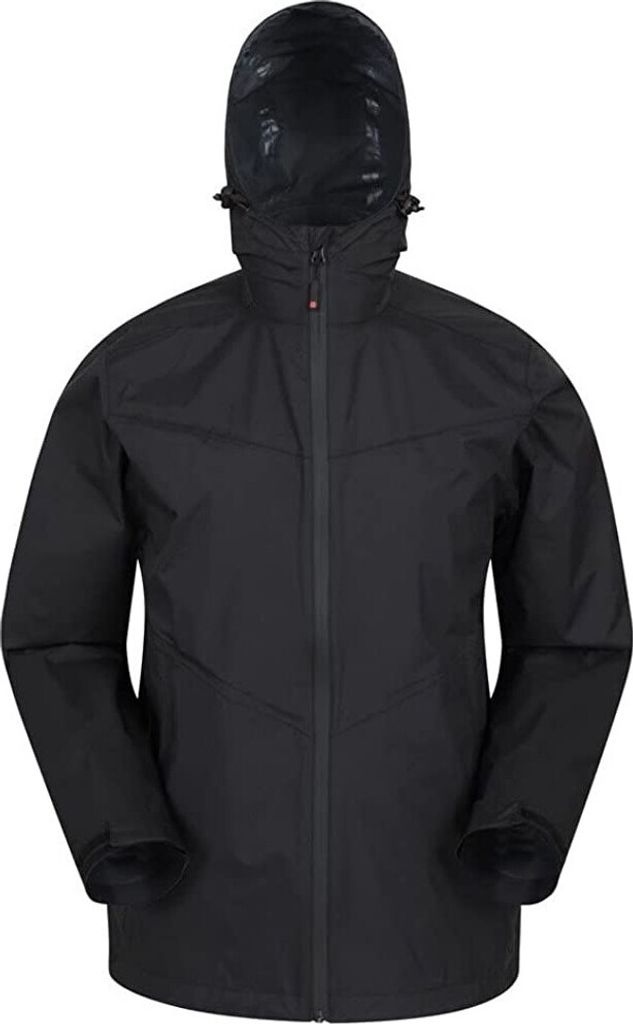 Mountain Warehouse - "Rift Extreme" Jacke, wasserfest 2,5 Lagen für Herren MW149 (XL) (Schwarz)
