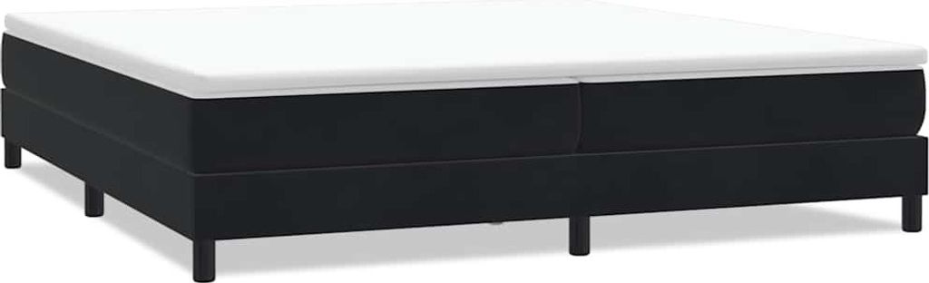 Boxspringbett ohne Matratze Schwarz 200x210 cm Samt