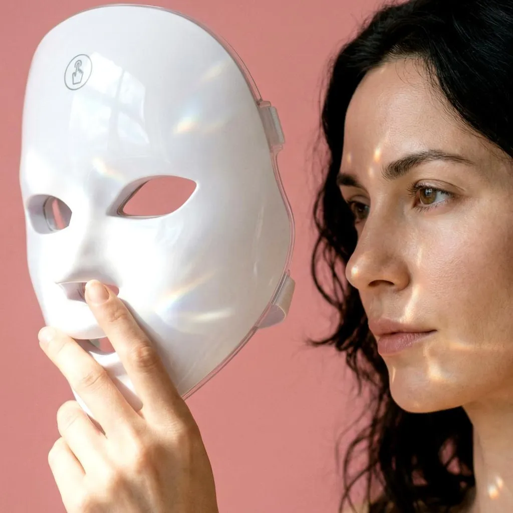 Masque LED Marielle MML Blanc pour Luminothérapie Visage Anti-Âge - 6