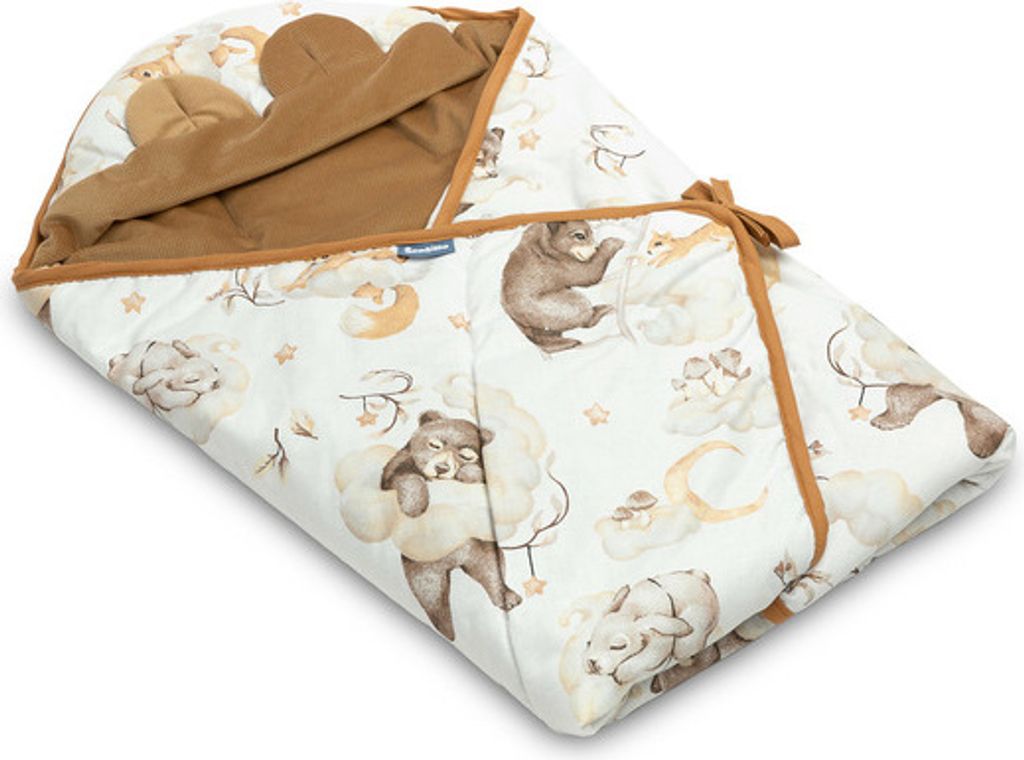 Einschlagdecke Für Babyschalen Velvet Xl Traum Beige