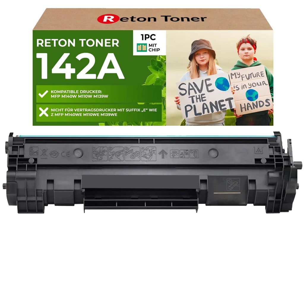 Fachgerecht Recycelter für HP 142A W1420A Toner [MIT Produktbild 