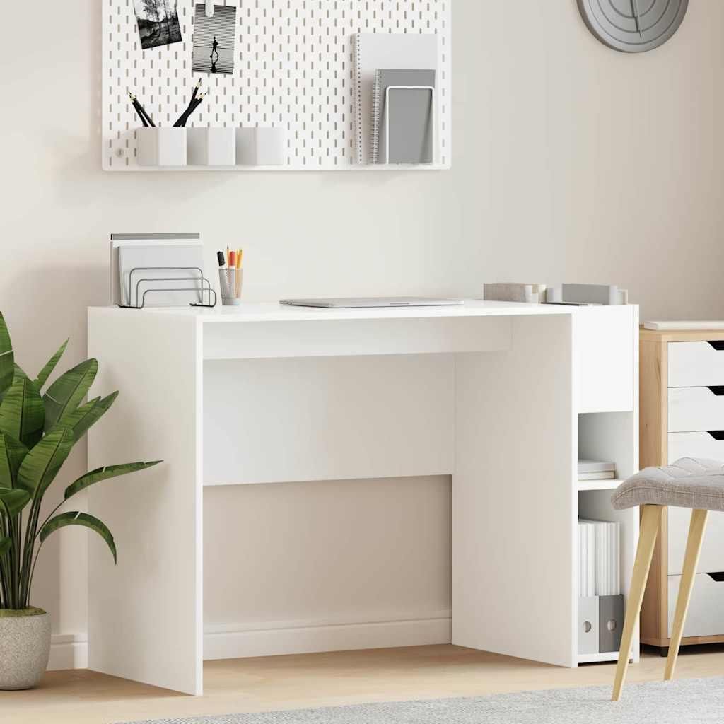 Maison Exclusive - Schreibtisch Weiß 109 x 50 x 78 cm Holzwerkstoff