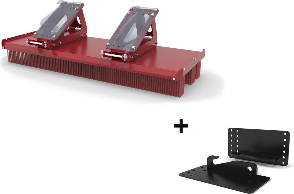 Joma-Tech Blockbesen proLine mit Schraubadapter Weidemann hydr. 40x37x325mm in 2500 mm