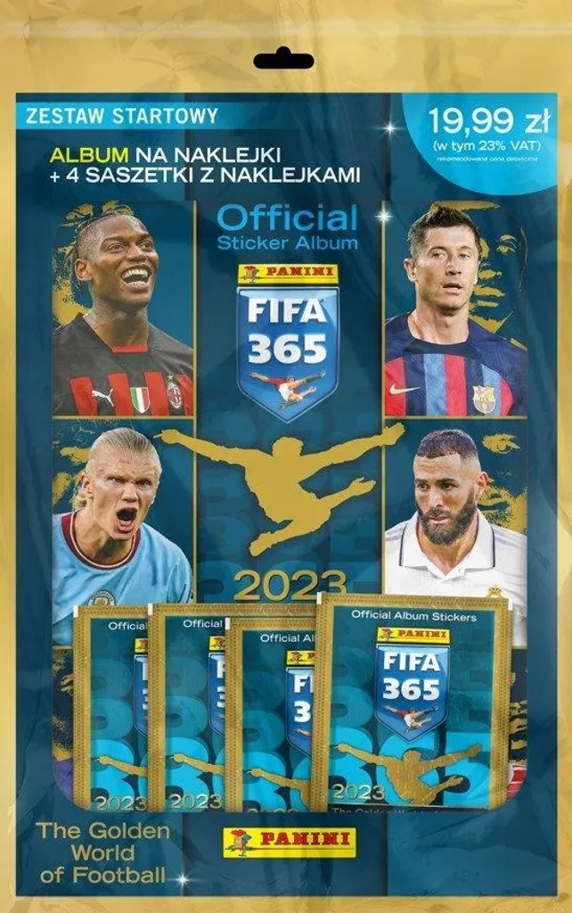 Set Collector FIFA 365 2023 Album de Foot avec 20 Stickers Inclus
