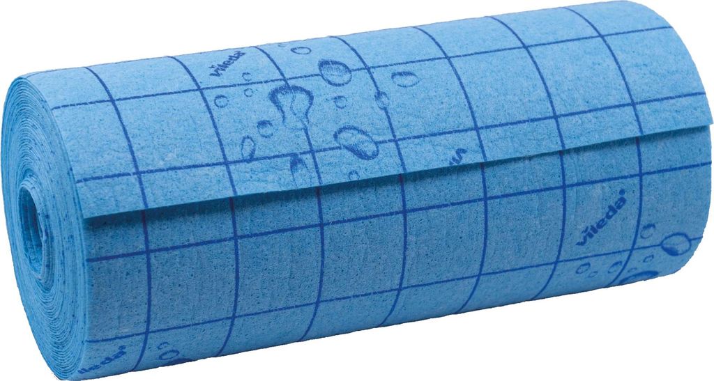 Vileda Schwammtuch Quick 'n' Dry 100746 Rolle 10m bl 4St Produktbild 