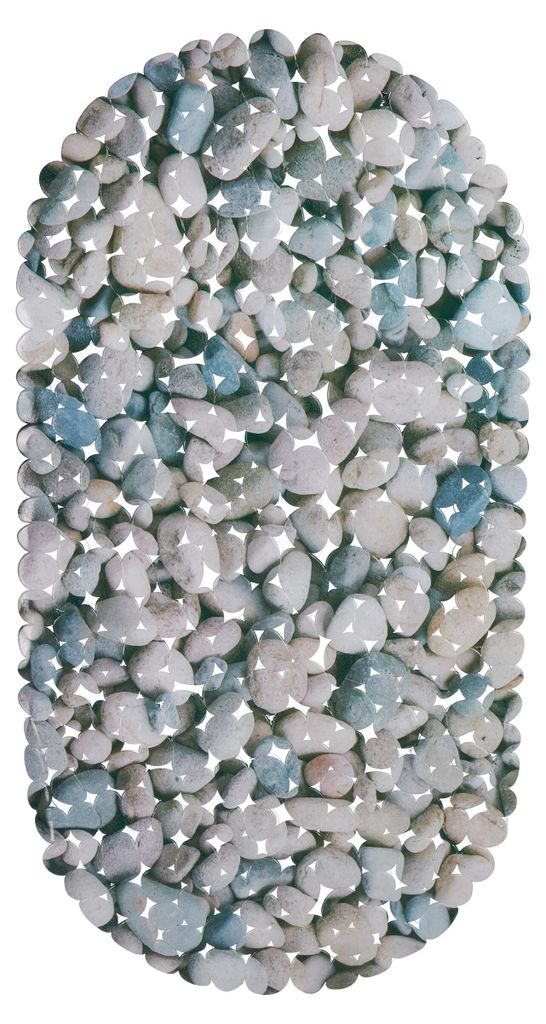 Tapis de baignoire Relaxdays aspect pierre, tapis de bain Image du produit 