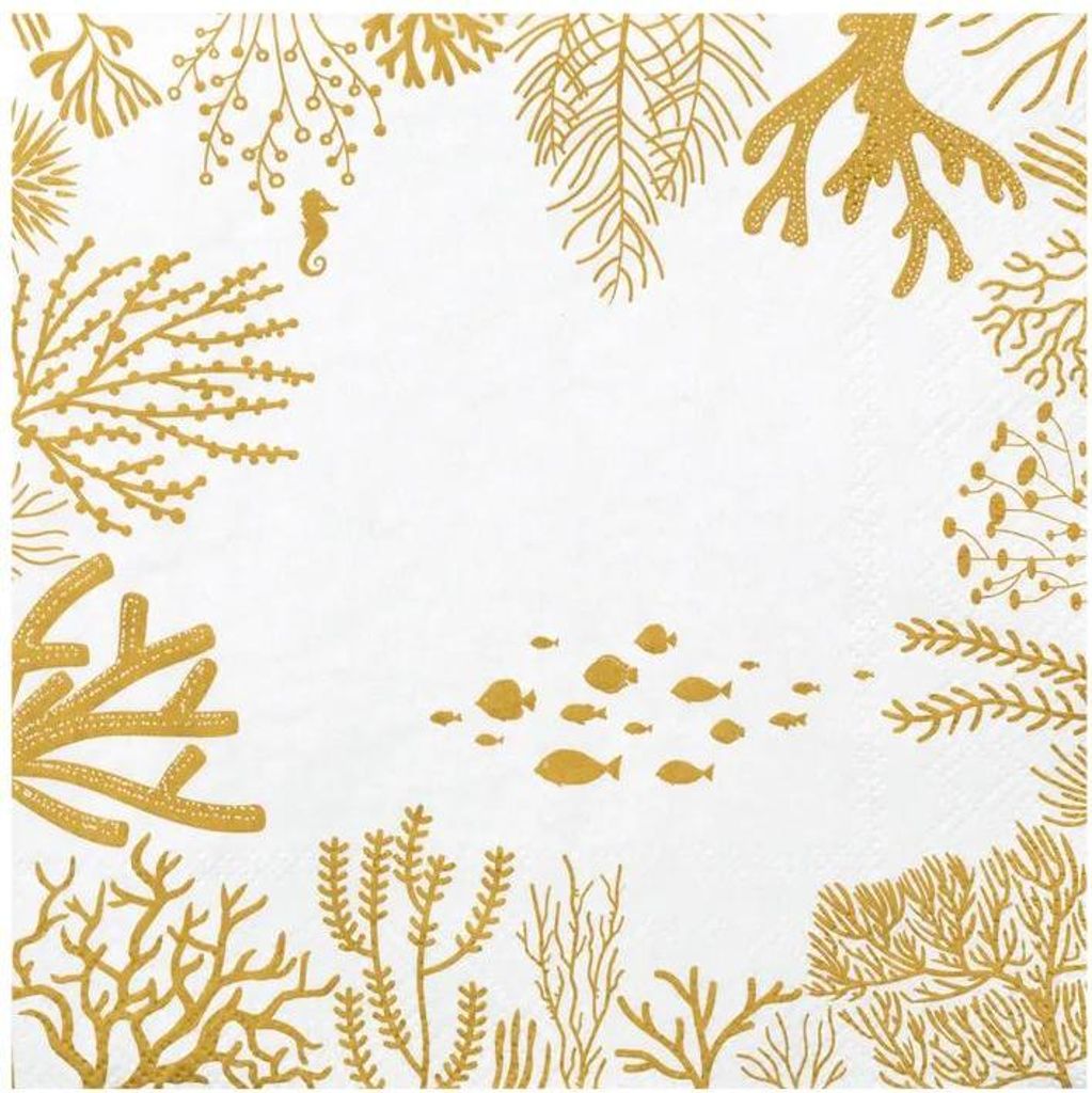Räder Serviette 33x33cm, Unterwasserwelt