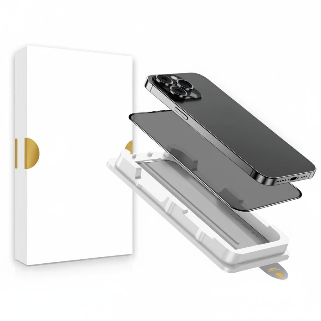 Anti-Spy Privacy Glas für iPhone 17 pro max– Sichtschutz Panzerglas
