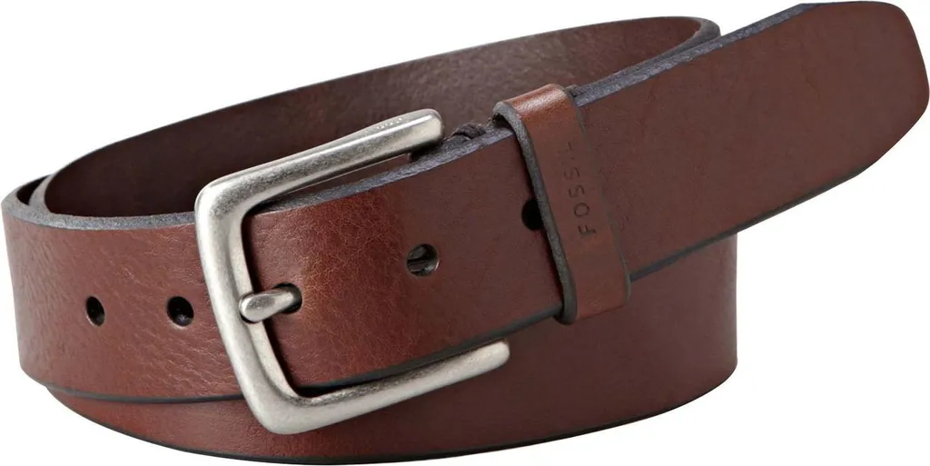 Fossil Joe Cintura Pelle Marrone W80 Uomo | Elegante e Casual