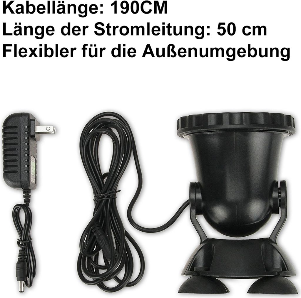 2 Lampe LED RGB Aquarium Unterwasser Tauch Pool Lampe Produktbild 12