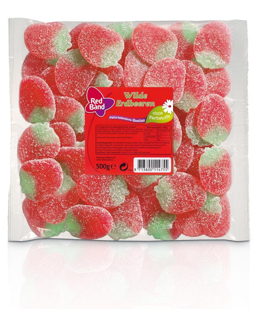 Red Band Divoké jahody ovocné sladké a bez želatiny 500g Obrázek produktu 
