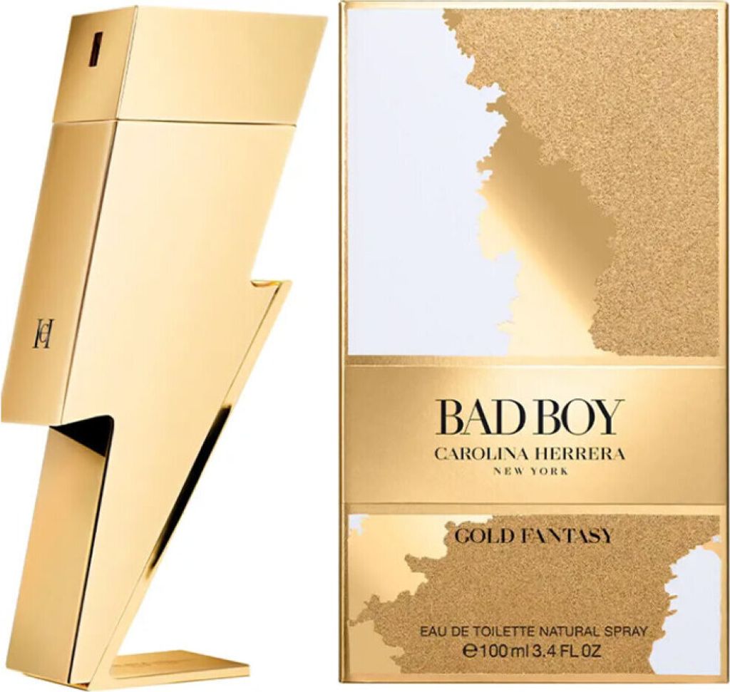 Carolina Herrera Bad Boy Gold Fantasy EDT 100 ml M Image du produit 