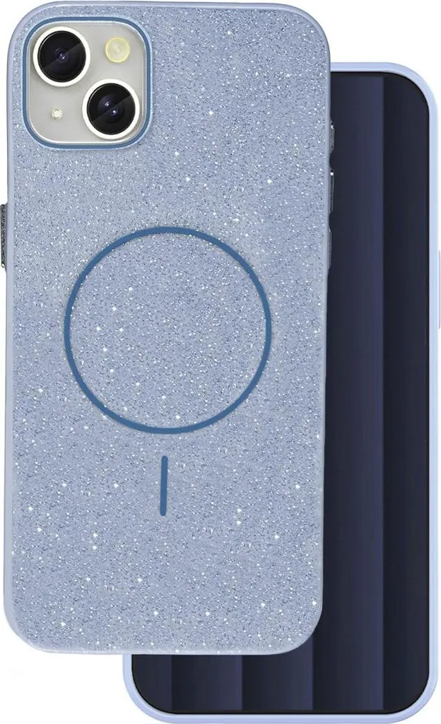 Custodia Artigianale Glitter iPhone 17 Air | Anello Magnetico Blue Air