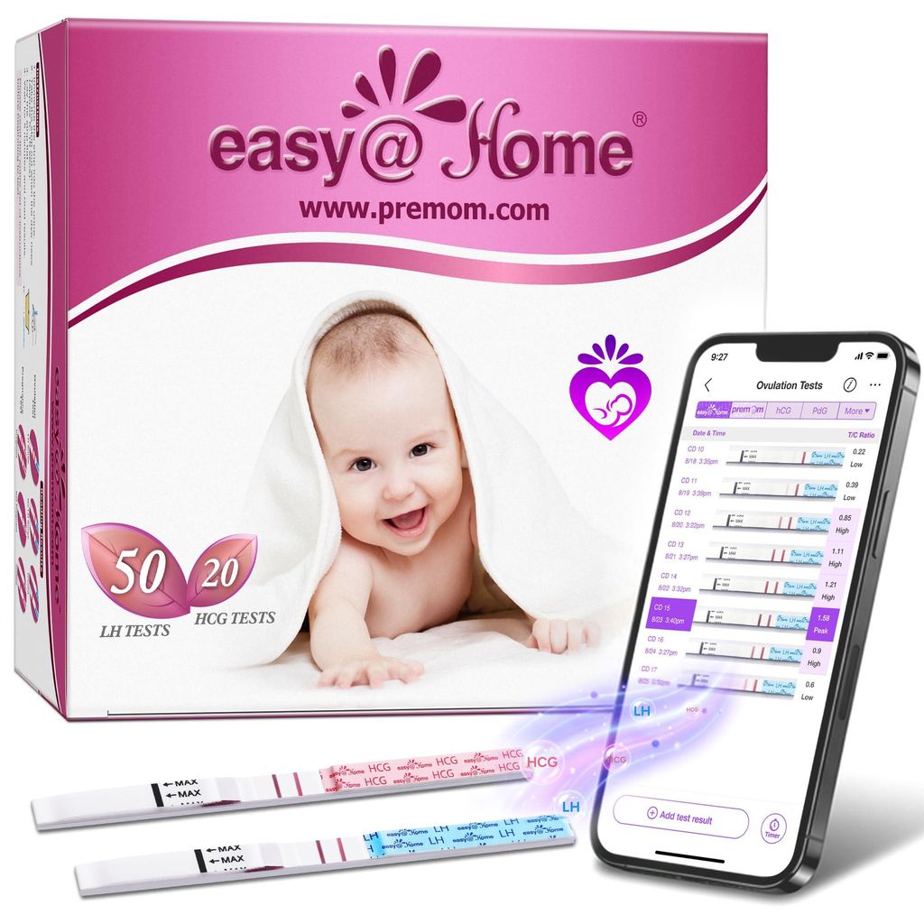 Easy@Home 50 Ovulationstest + 20 Schwangerschaftstest Produktbild 