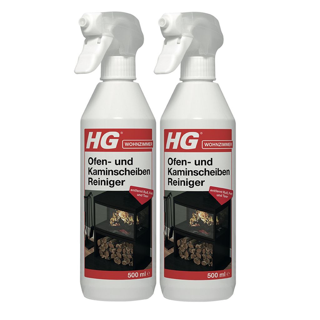 HG Ofen- und Kaminscheiben-Reiniger 500ml - Löst Rost, Fett Produktbild 