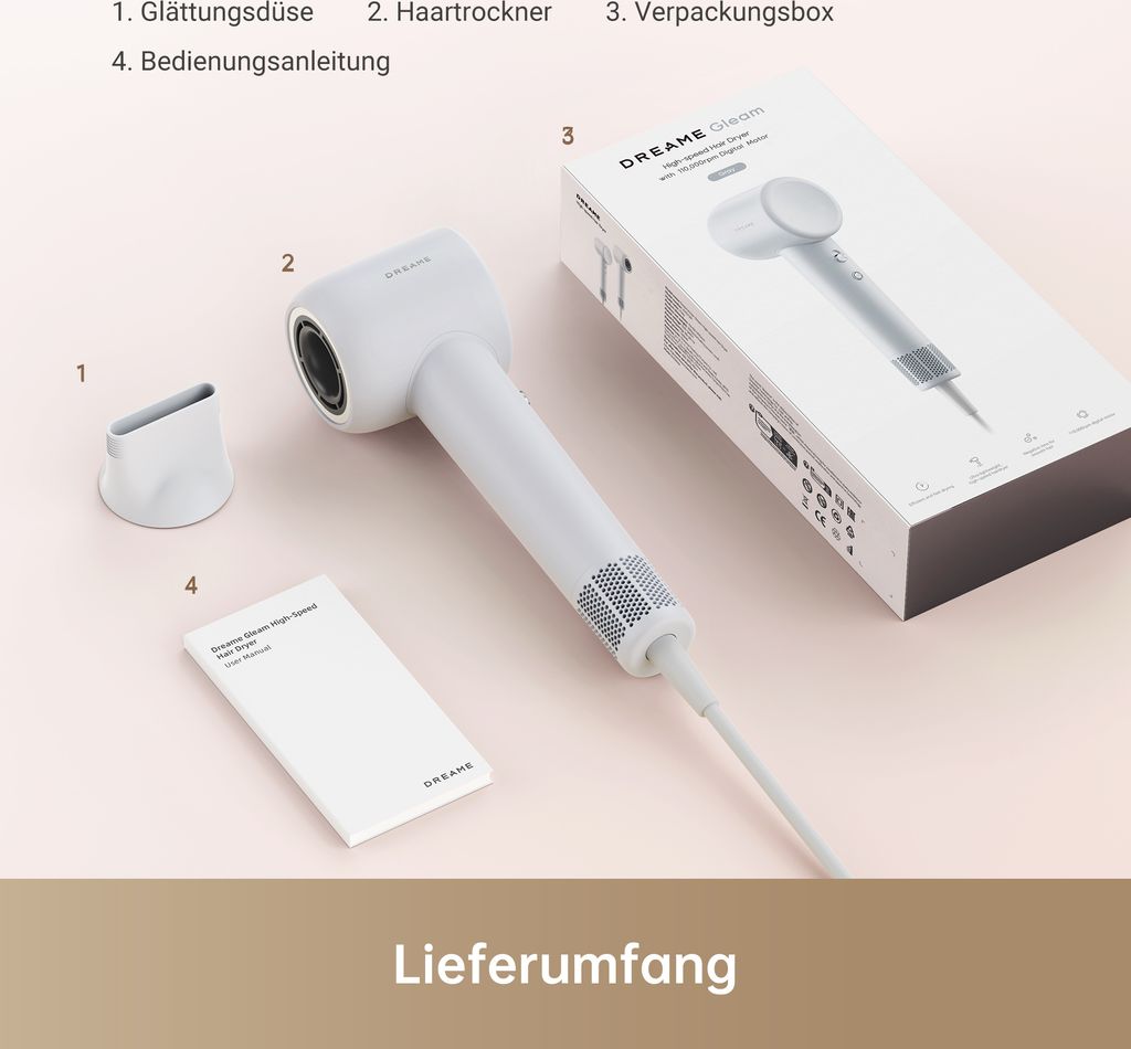 Dreame Hair Gleam Haartrockner, schneller Produktbild 5