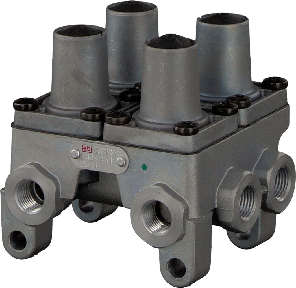 FEBI BILSTEIN Mehrkreisschutzventil 38123 passend für MERCEDES-BENZ LK/LN2 100mm 125mm 100mm 1,12kg