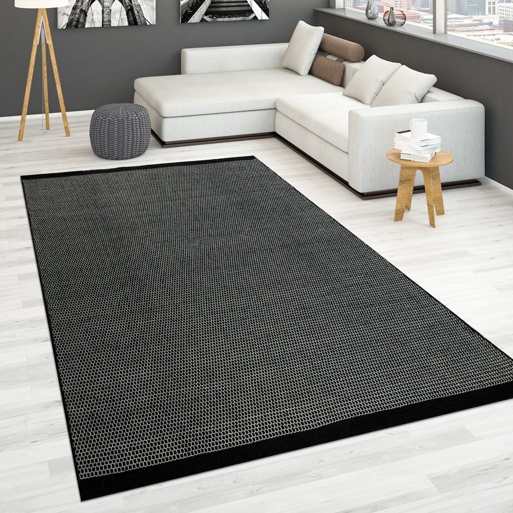 Handgewebter Teppich Flachgewebe 100% Wolle Skandinavischer Stil in vers. Farben Grösse 240x340 cm