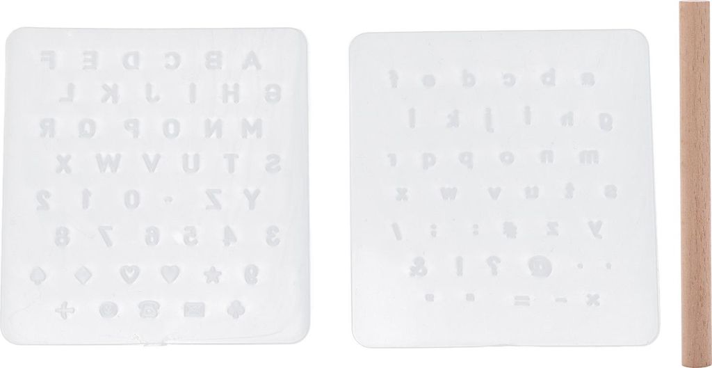Lederstempelwerkzeug DIY beweglicher Typ Digitaler Briefdruck
