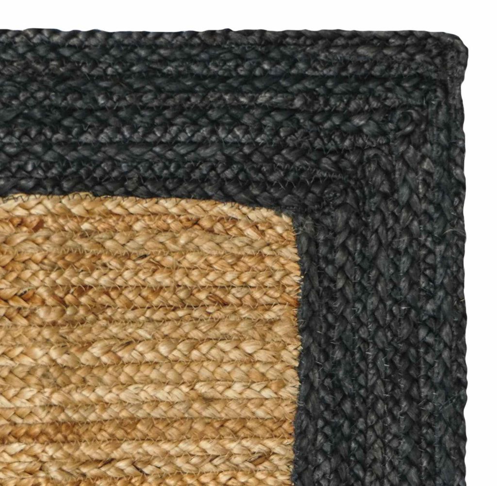“2026 Modern“ Dunkelgrau Bereichsteppiche Dunkelgrau 140 x 200 cm Jute - Designermöbel 95420 - Designerteppiche