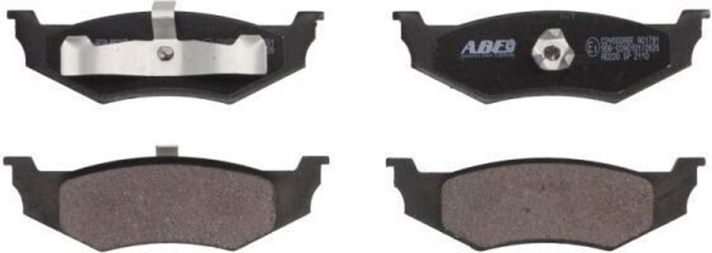 Bremsbelagsatz, Scheibenbremse ABE C2Y000ABE