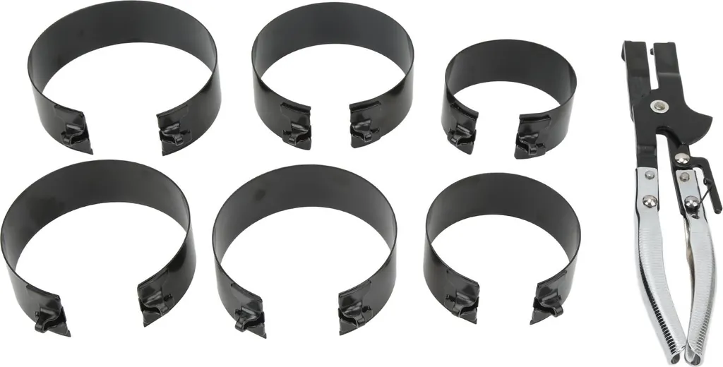 Compresseur de segments de piston universel avec 6 bandes et une pince