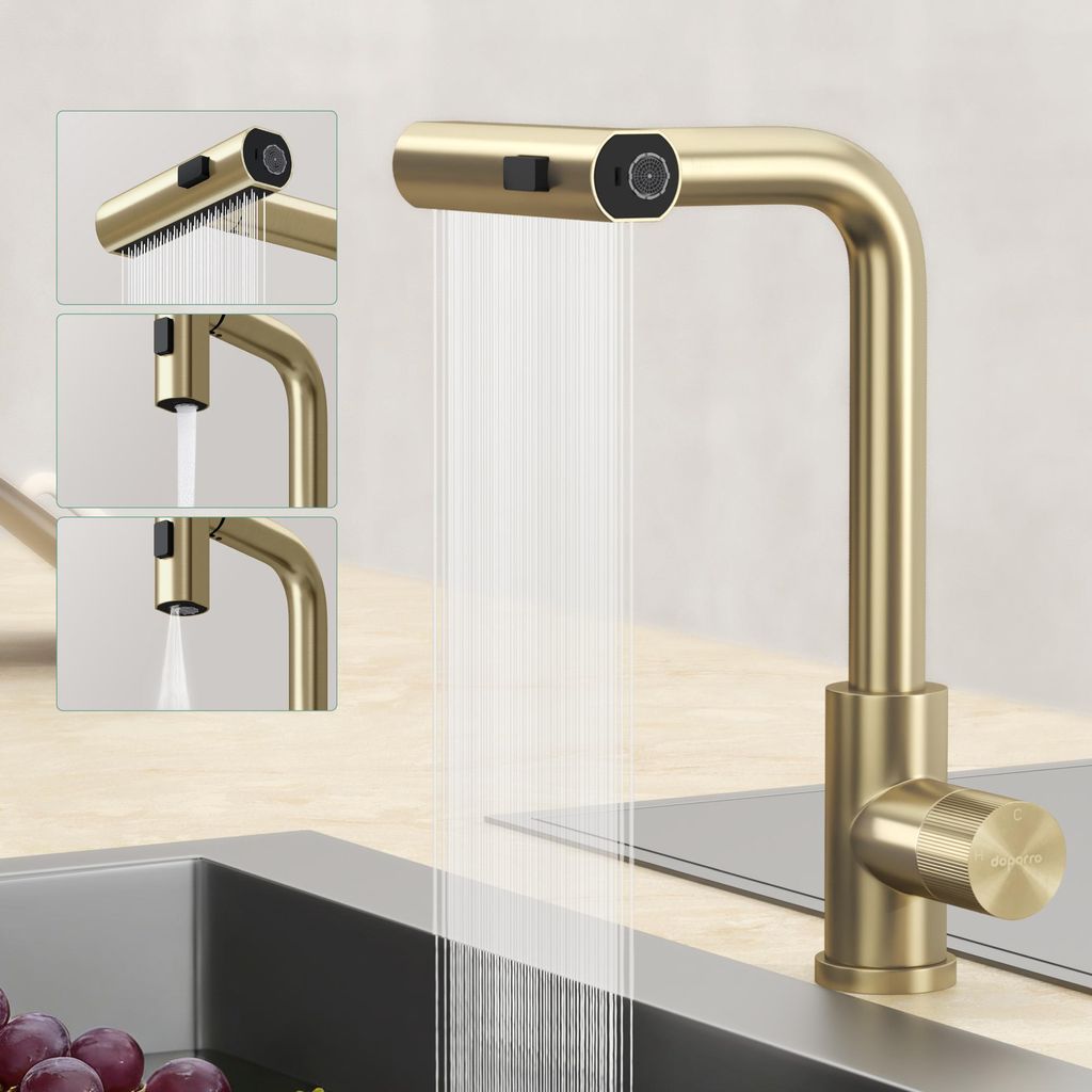 Mai & Mai Wasserhahn Küche Küchenarmatur mit Brause Produktbild 