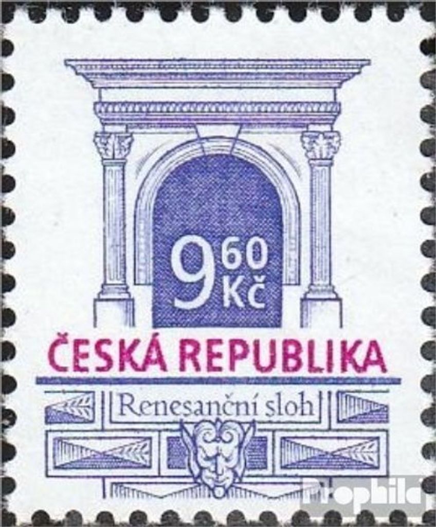 Briefmarken Tschechien 1995 Mi 89 (kompl.Ausg.) postfrisch Baustile
