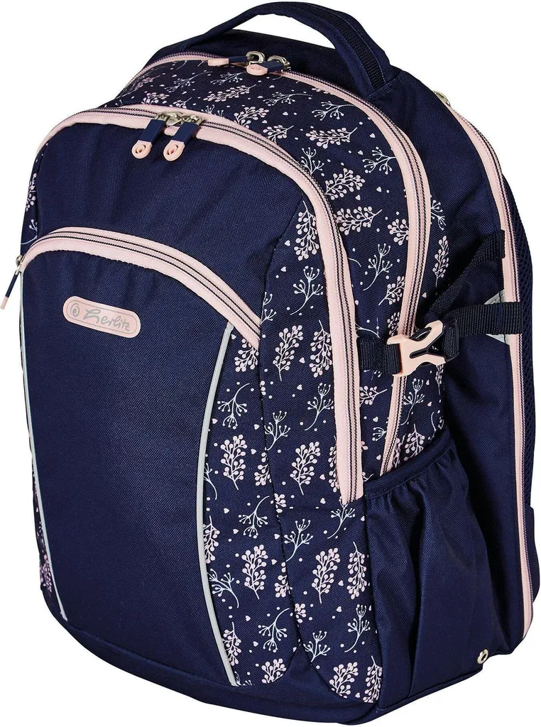 Sac à dos Herlitz Ultimate Blossom avec dos ergonomique et réfléchissants
