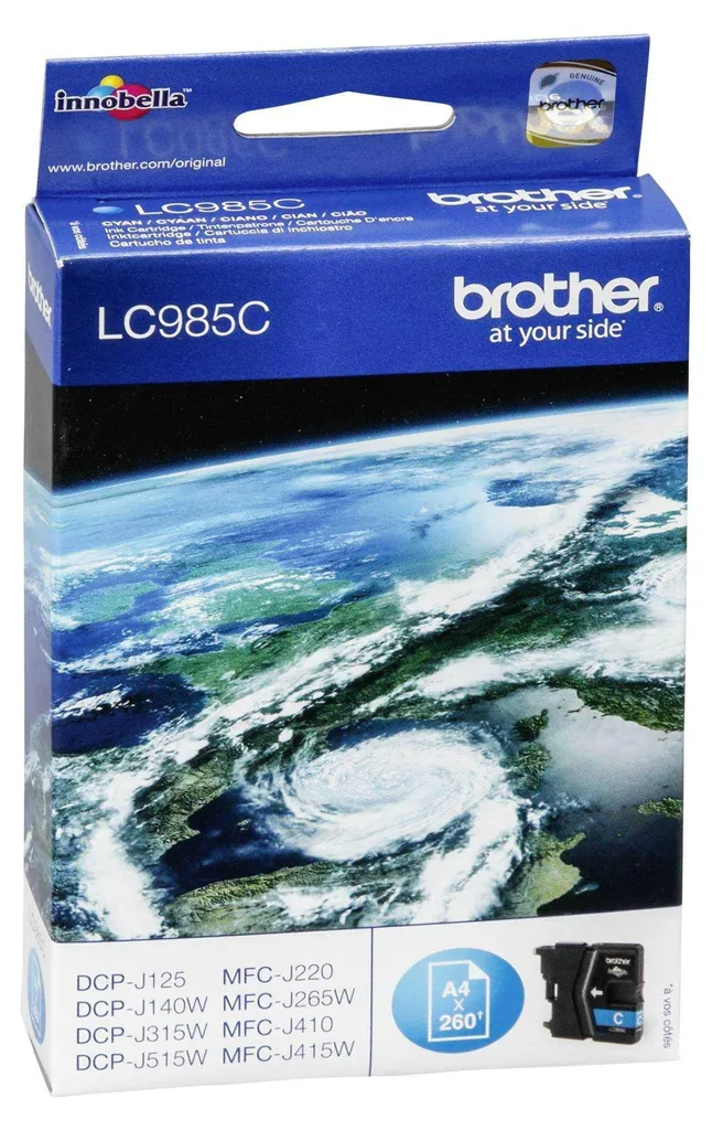 Cartuccia Brother LC985C Ciano: Alta Precisione per Ufficio e Casa