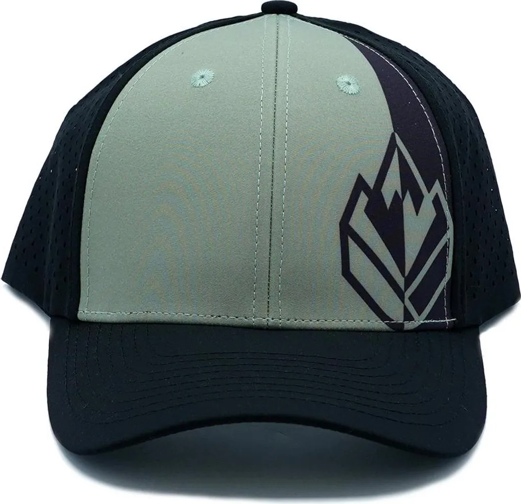 Casquette PHIERES Resphie Snapback Shadow - Visière plate ajustable noire