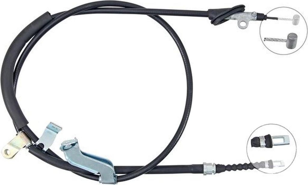 A.B.S. Handbremsseil Seilzug Feststellbremse für HONDA ACCORD VI Coupe (CG) Hinten Links K14114