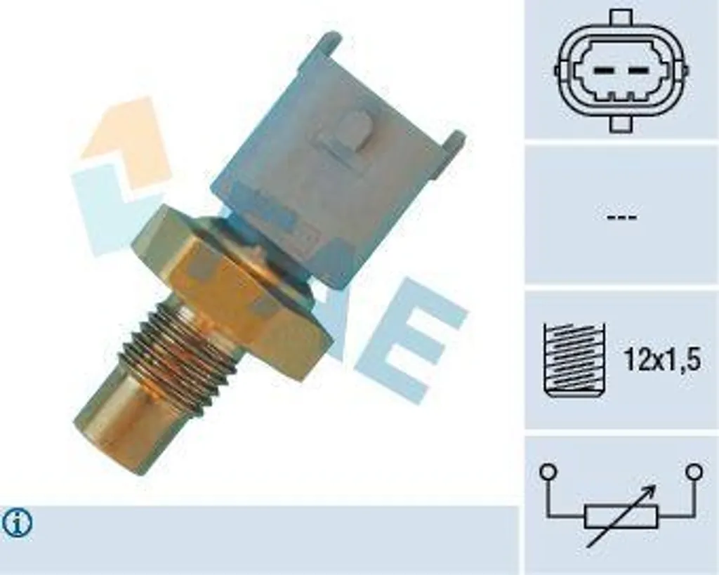 FAE 33167 Sensore, temperatura refrigerante per BMW,LAND
