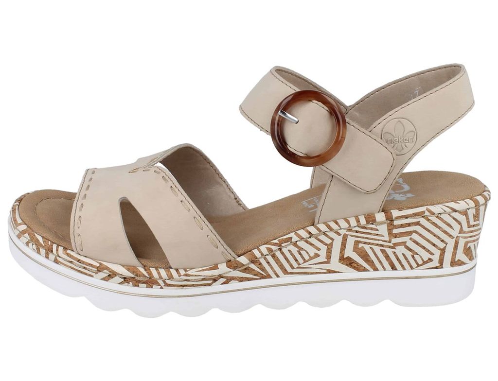 Rieker Keilsandaletten 67173 Damen 31353430373139 Beige 37 Produktbild 82