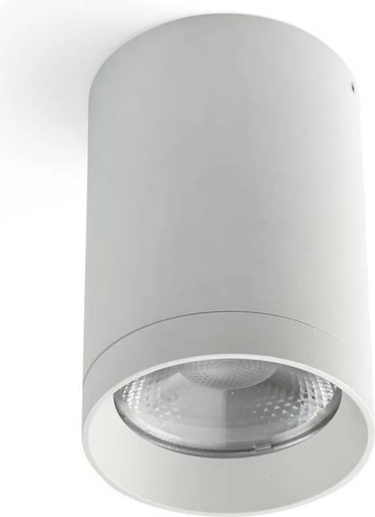 Luminaire de plafond PUK 76 blanc 3000K avec faisceau moyen de 50°