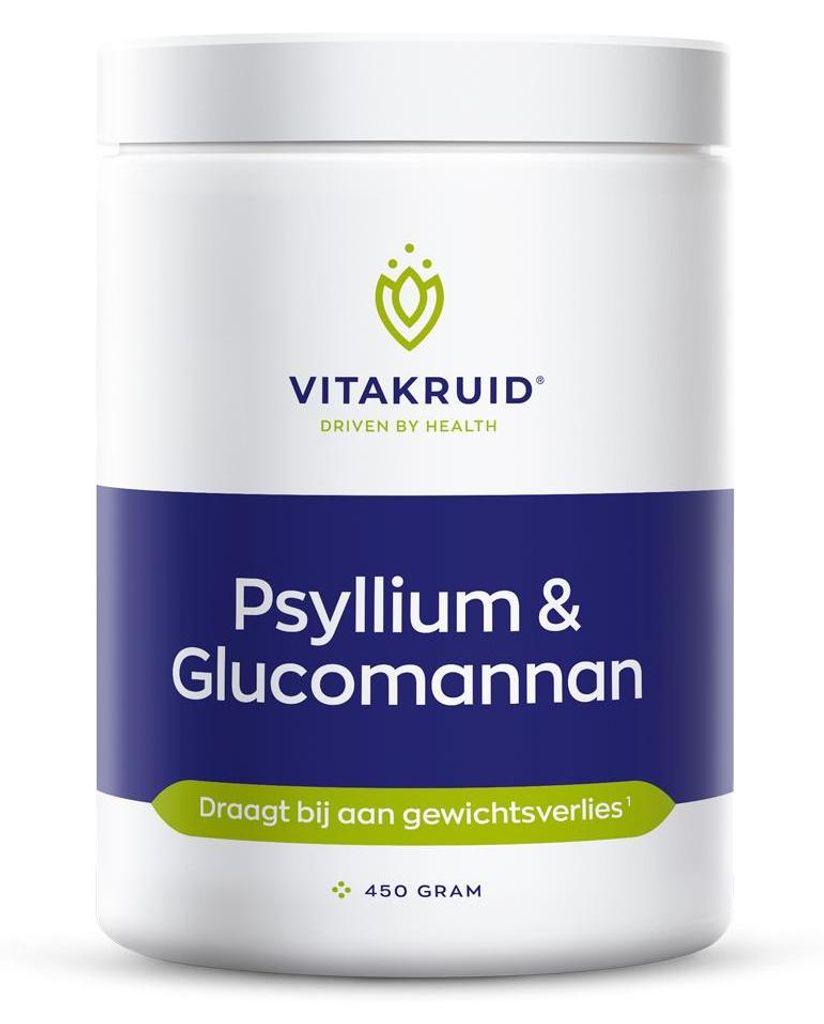 Vitakruid Psyllium 5000 mg & Glucomannan 1000 mg Produktbild 
