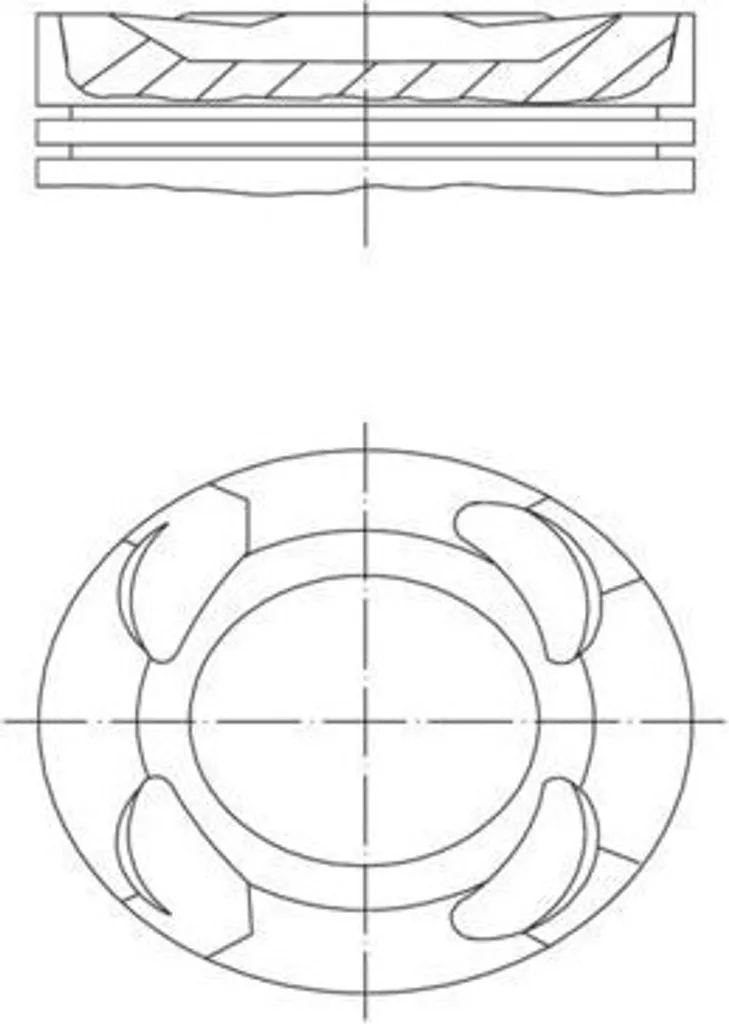 Piston MAHLE 081 PI 00124 000 pour BMW Série 1 F20 et Série 3 F30 F31