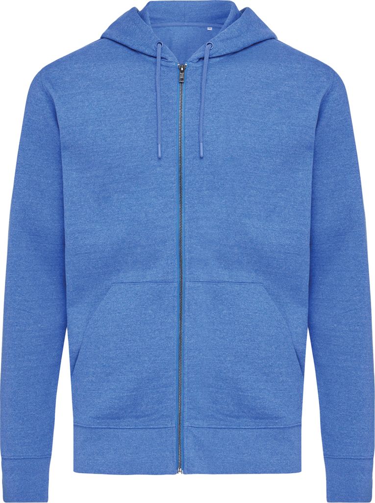 Iqoniq - "Abisko" Hoodie mit durchgehendem Reißverschluss für Herren/Damen Uni XD867 (S) (Heide Blau)