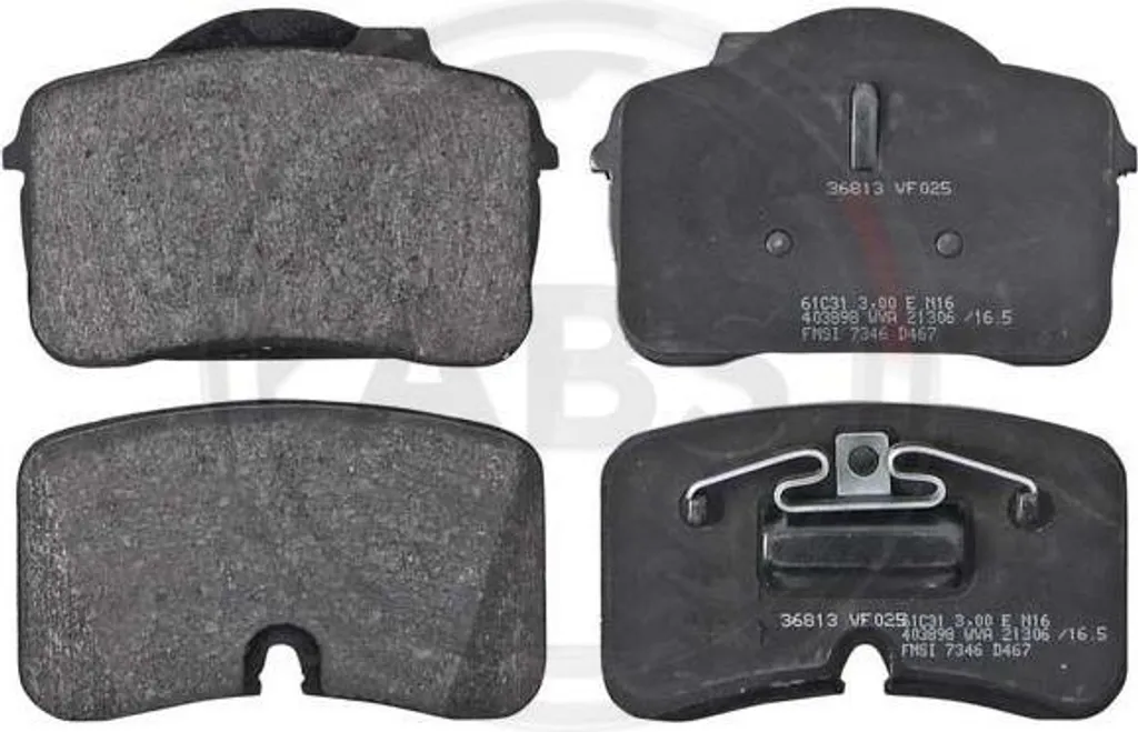 Plaquettes de Frein Anti-Bruit A.B.S. 36813 Solution aux Sifflements Frein