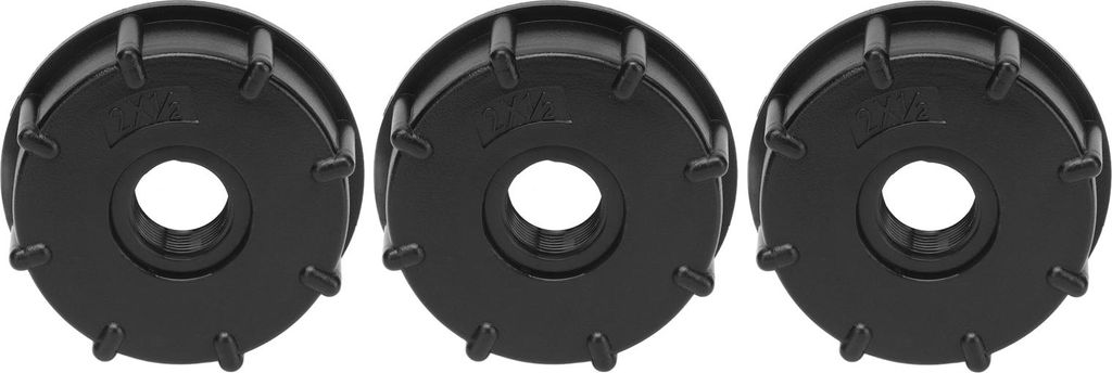 Stück IBC-Tankanschluss, Grobgewinde, Schlauchablaufadapter, Kunststoffanschluss, 60 mm Innendurchmesser, G1/2