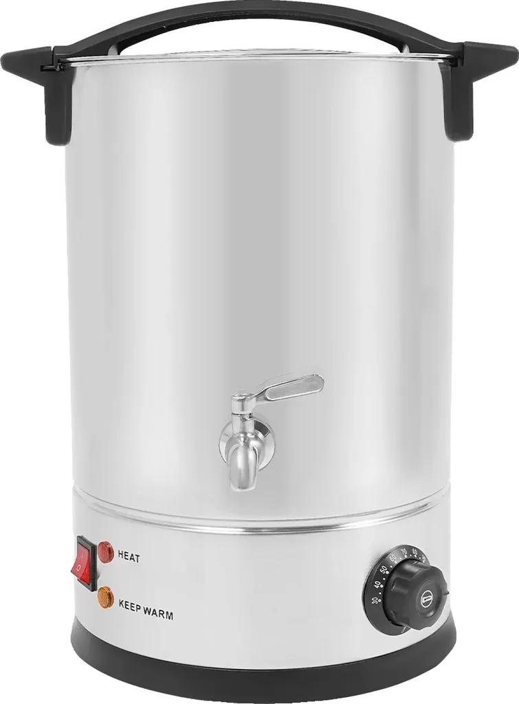 Fondoir à cire électrique 12L inox pour éviter les surchauffes de cire
