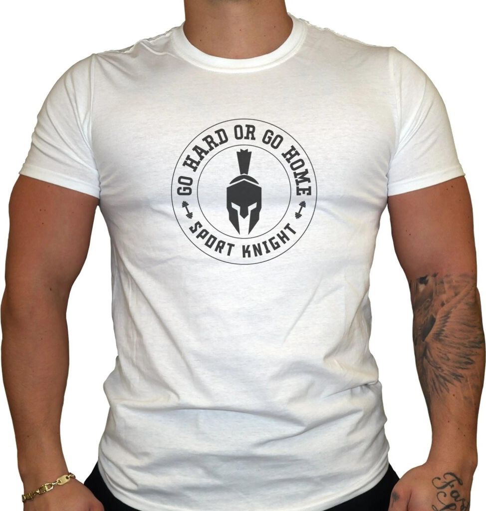 Sport-Knight Herren Fitness T-Shirt "Go Hard or Go Home"