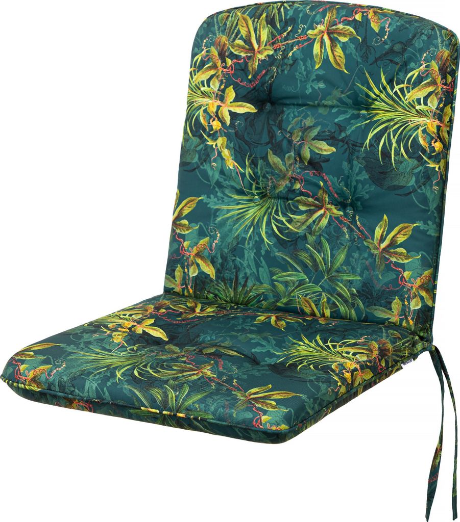 HOBBYGARDEN outdoor/indoor, Sitzkissen, Sitzpolster, Gartenmöbel Kissen, für Stuhle oder Liege, Polster, Sofa, 102 x 50 x 6 cm, Grünes Gras