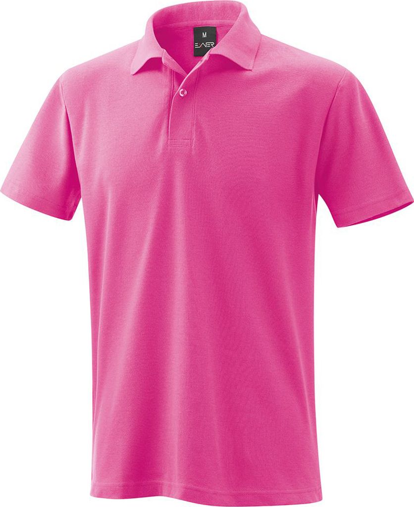 Herren Poloshirt Fb. magenta Gr. M : 65% Baumwolle 35% Polyester 220 g/m² : M : magenta