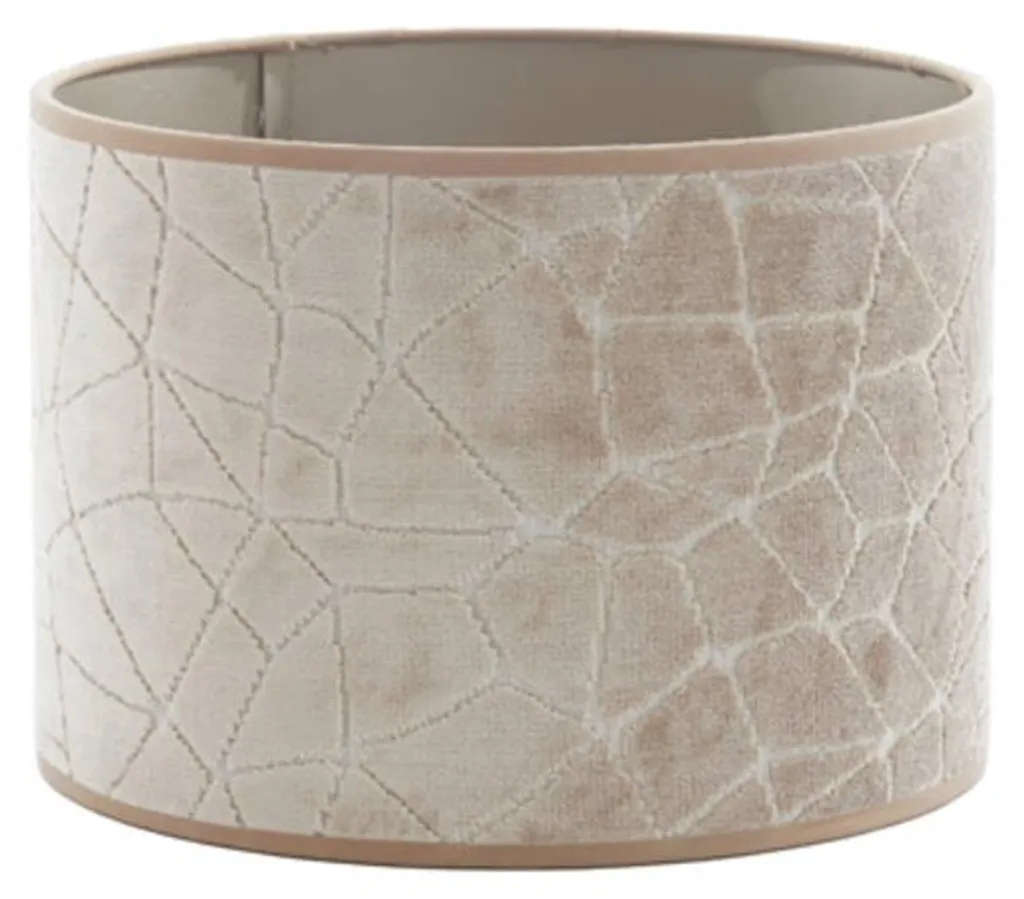 Abat-jour Kassei Gris Light & Living Ø 25cm E27 Textile Réf 2225816