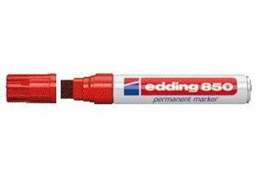 Edding - Filzstift 850 Block 5-18mm rot | 5 Stück