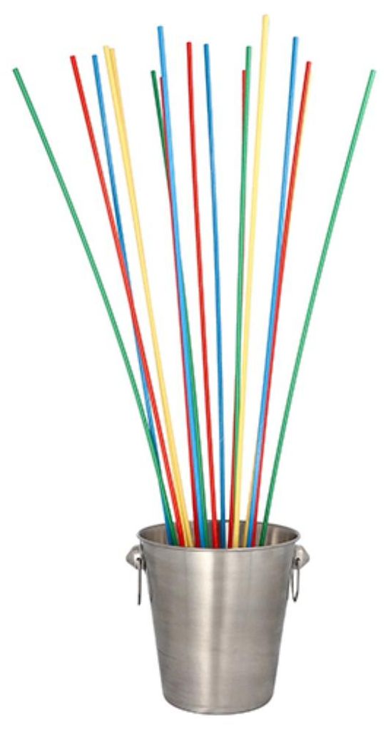 PAPSTAR Trinkhalme Maxi Papier, Ø 6 mm, 80 cm, farbig Produktbild 