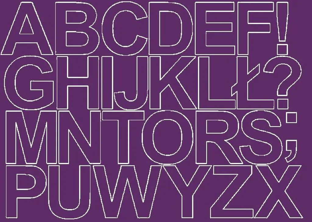 Alphabet adhésif violet mat 8cm : lettres autocollantes de vitrine